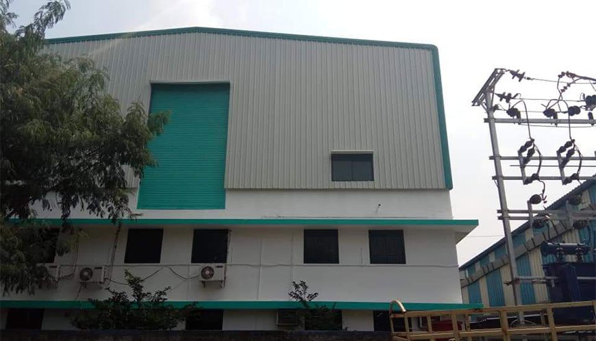 Industrial shed erection services by Globle Constructions Talegaon